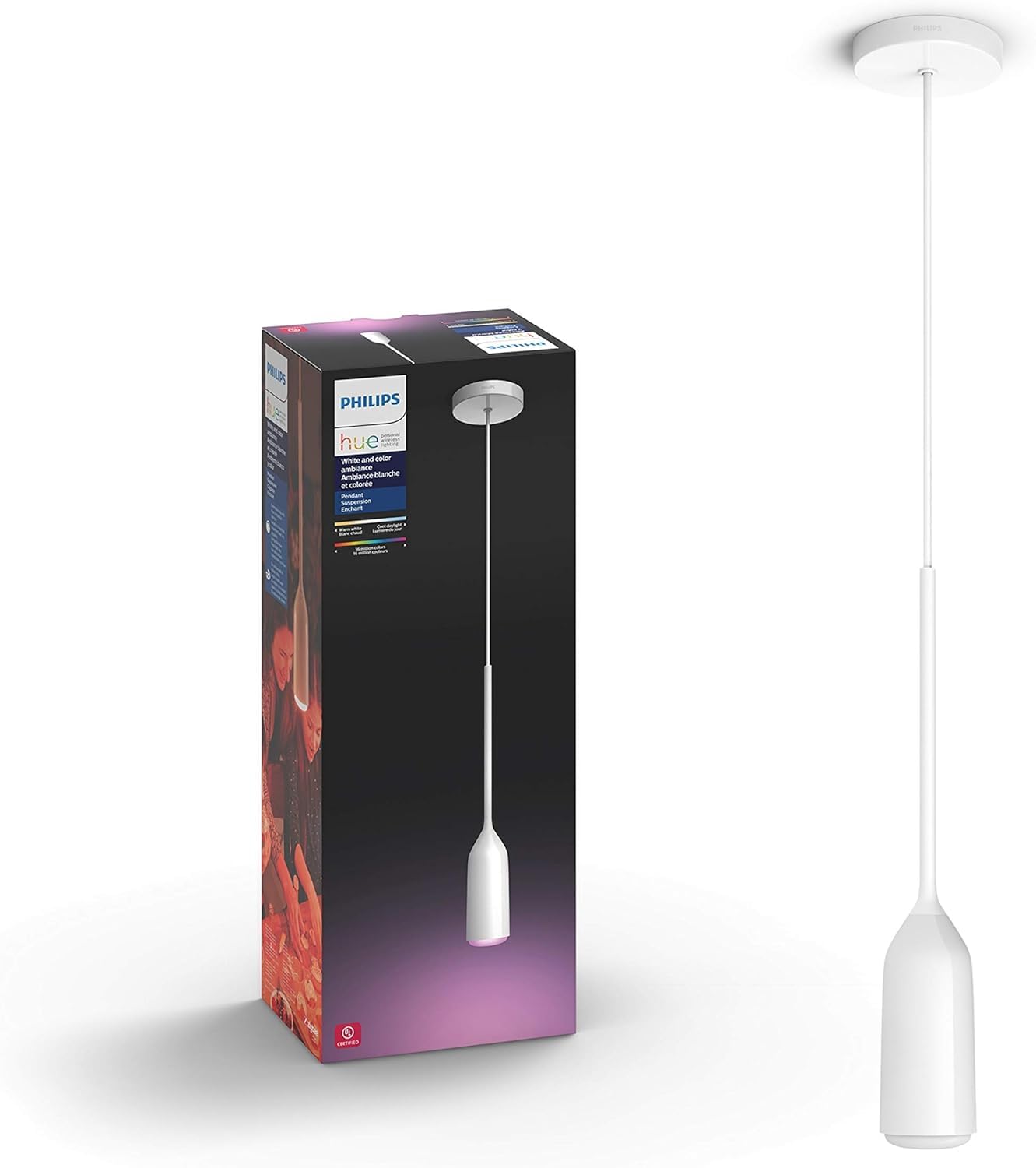 Philips Hue White & Color Ambiance Enchant Pendant Light - Amazon.com